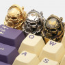 Golden Star Skull Marine Keycap
